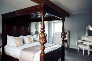 Bedrooms at Seckford Hall