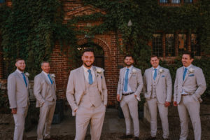 Groomsmen Seckford Hall wedding