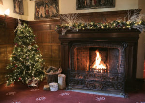 Inside Woodhall Manor Christmas Tree