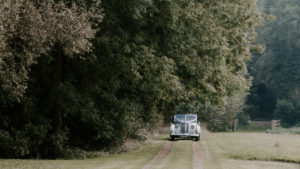 Just married car woodhall manor